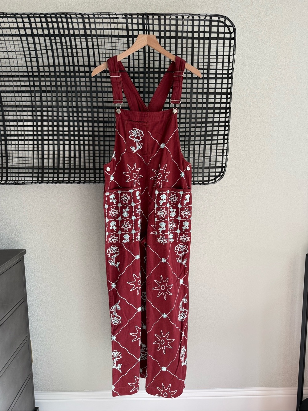 Free people rising sun overalls